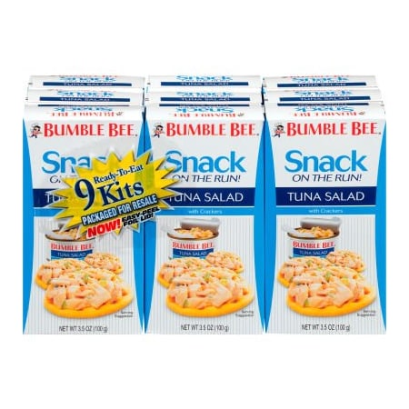 Green Rabbit Holdings Bumble Bee Ready-to-Eat Tuna Salad Kits, 3.5 oz, 9 Pack 22000707